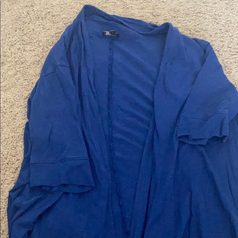 Express shark hem cardigan